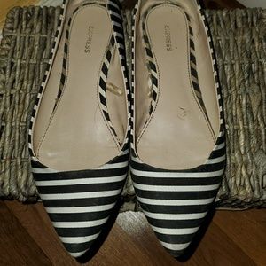 Express Striped Flats